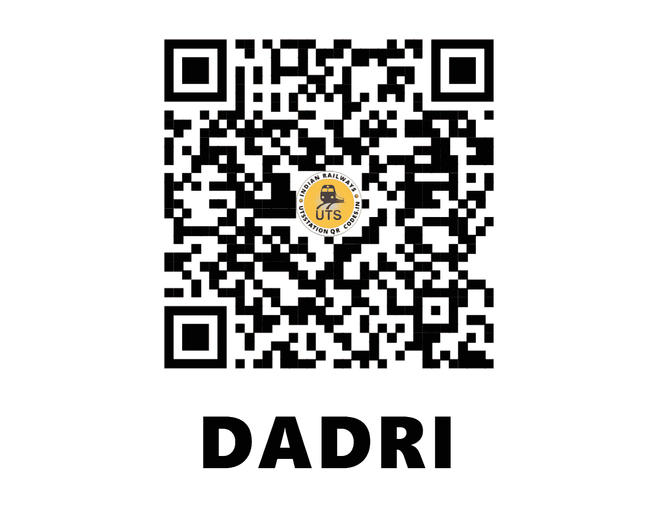 UTS QR Code for DADRI - DER (NC - UTTAR PRADESH)